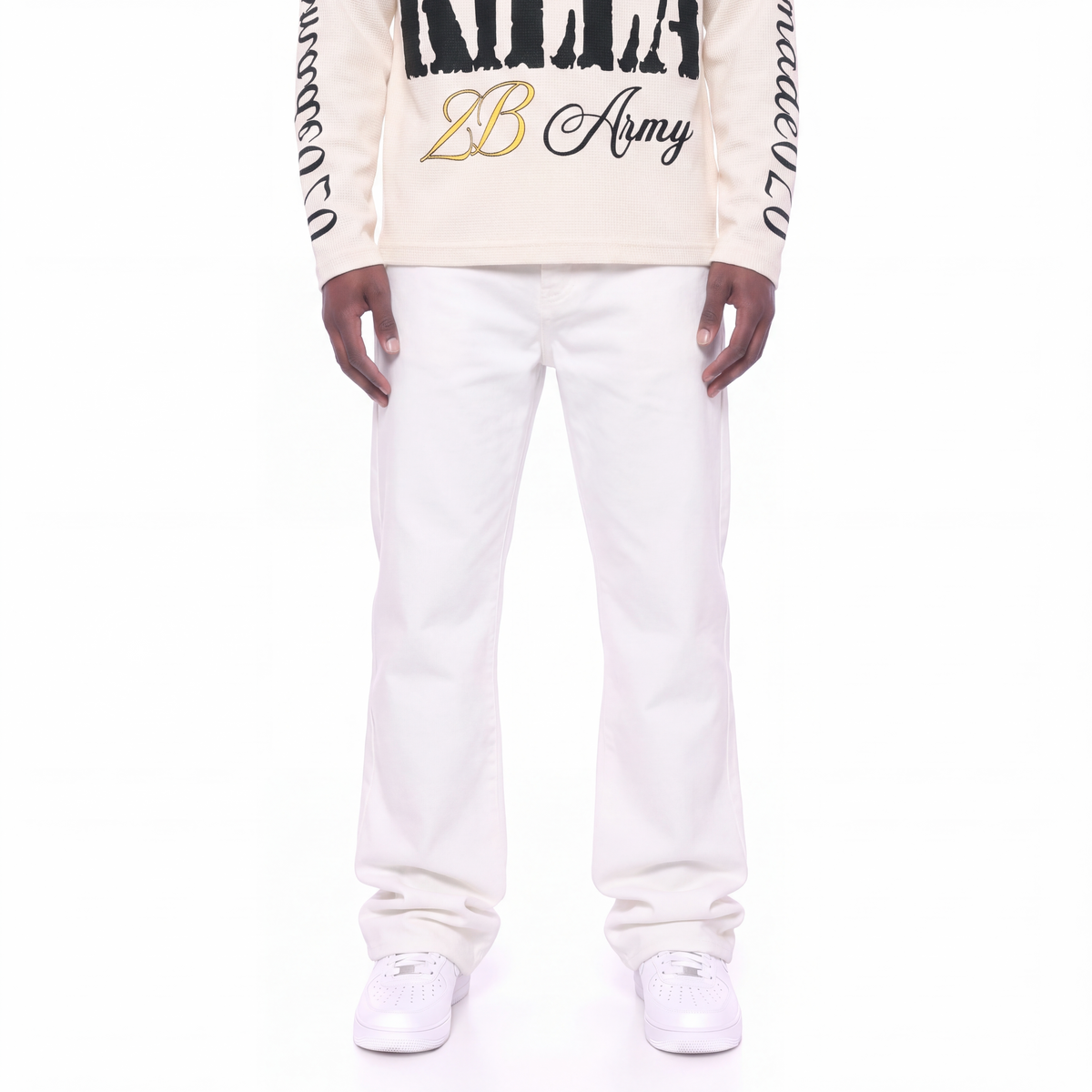 Denim bianco candido