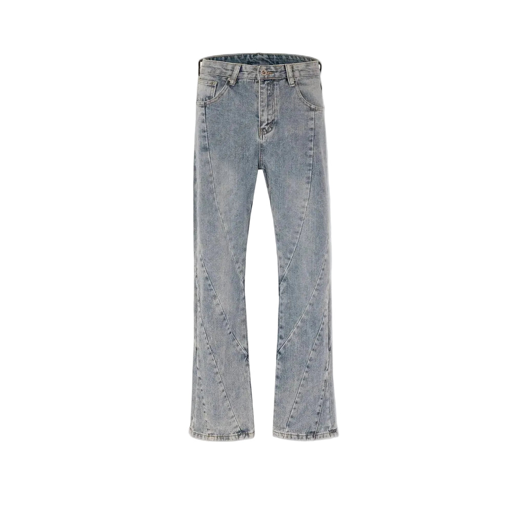 Distressed Bootcut Jeans