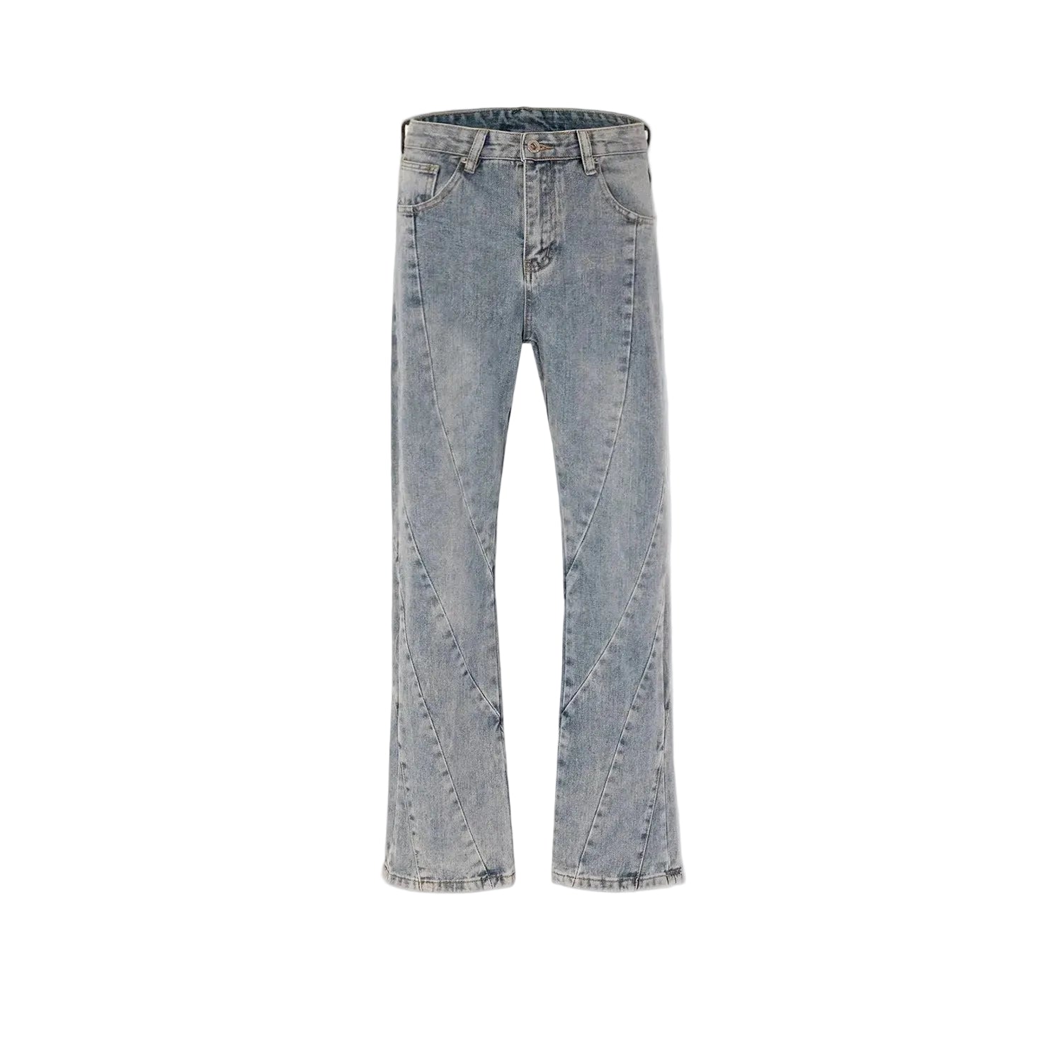 Distressed Bootcut Jeans