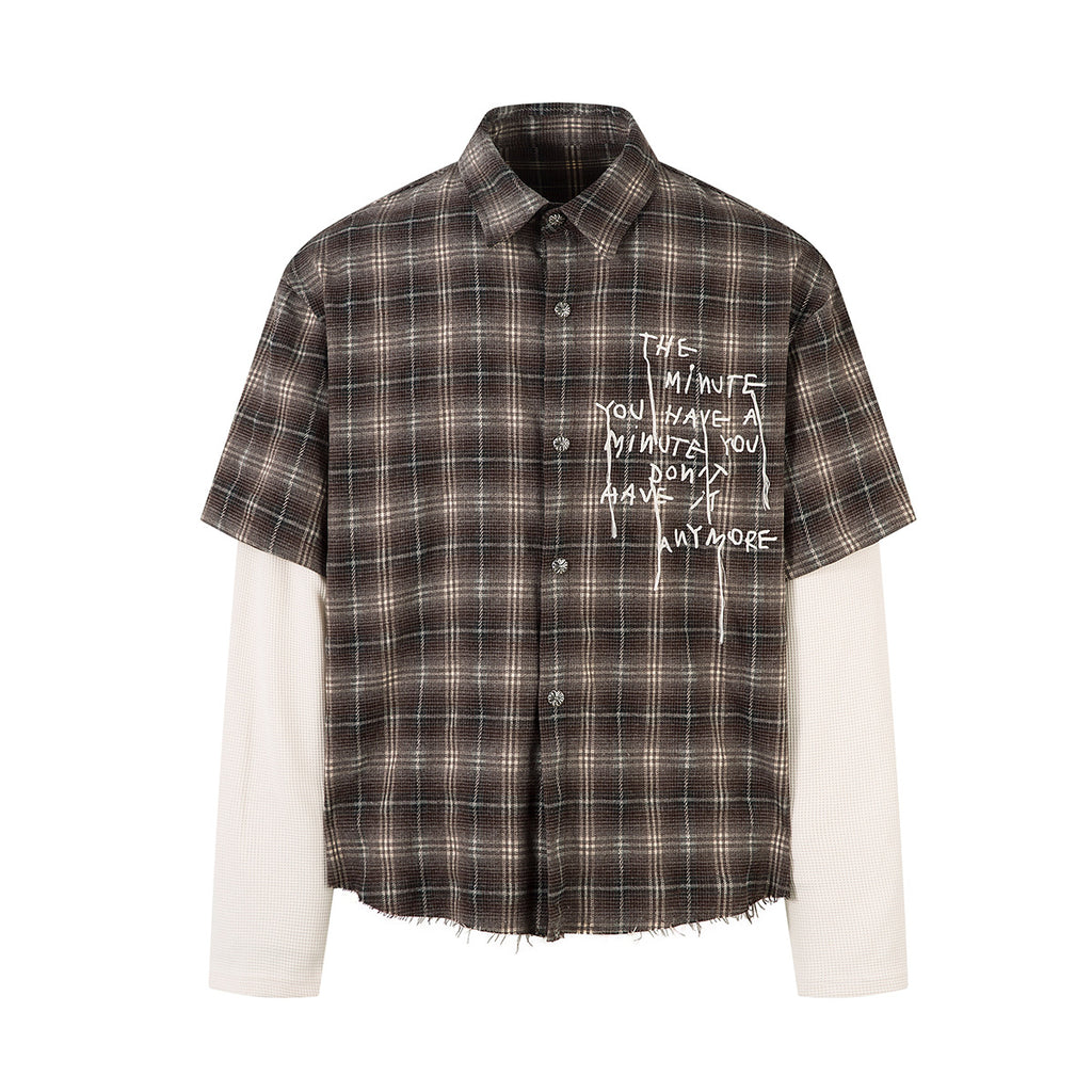 Time Is Gone Plaid Shirt