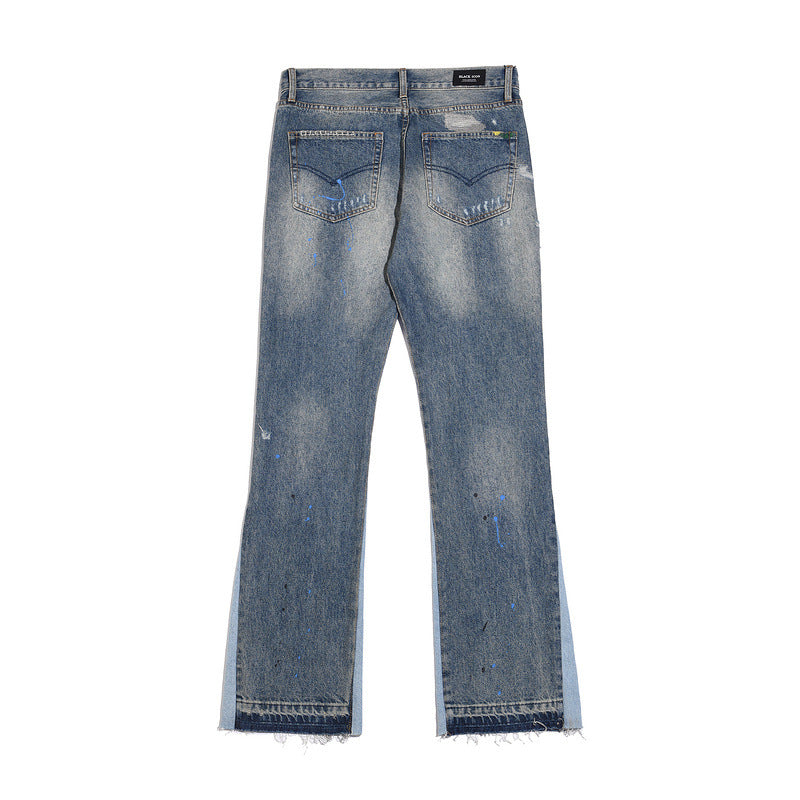 Flared Wide-Leg Jeans