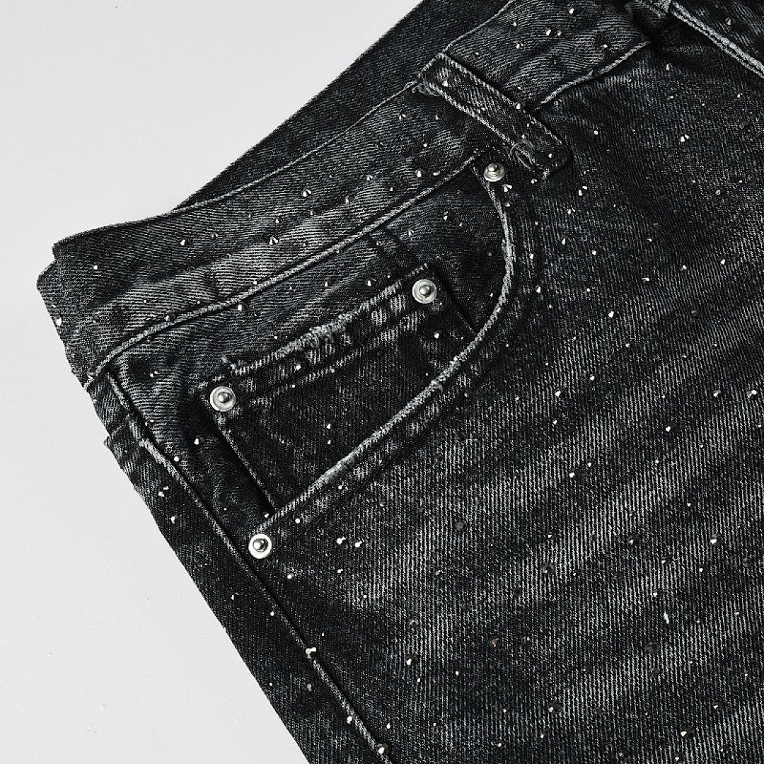Noir Crystal Denim