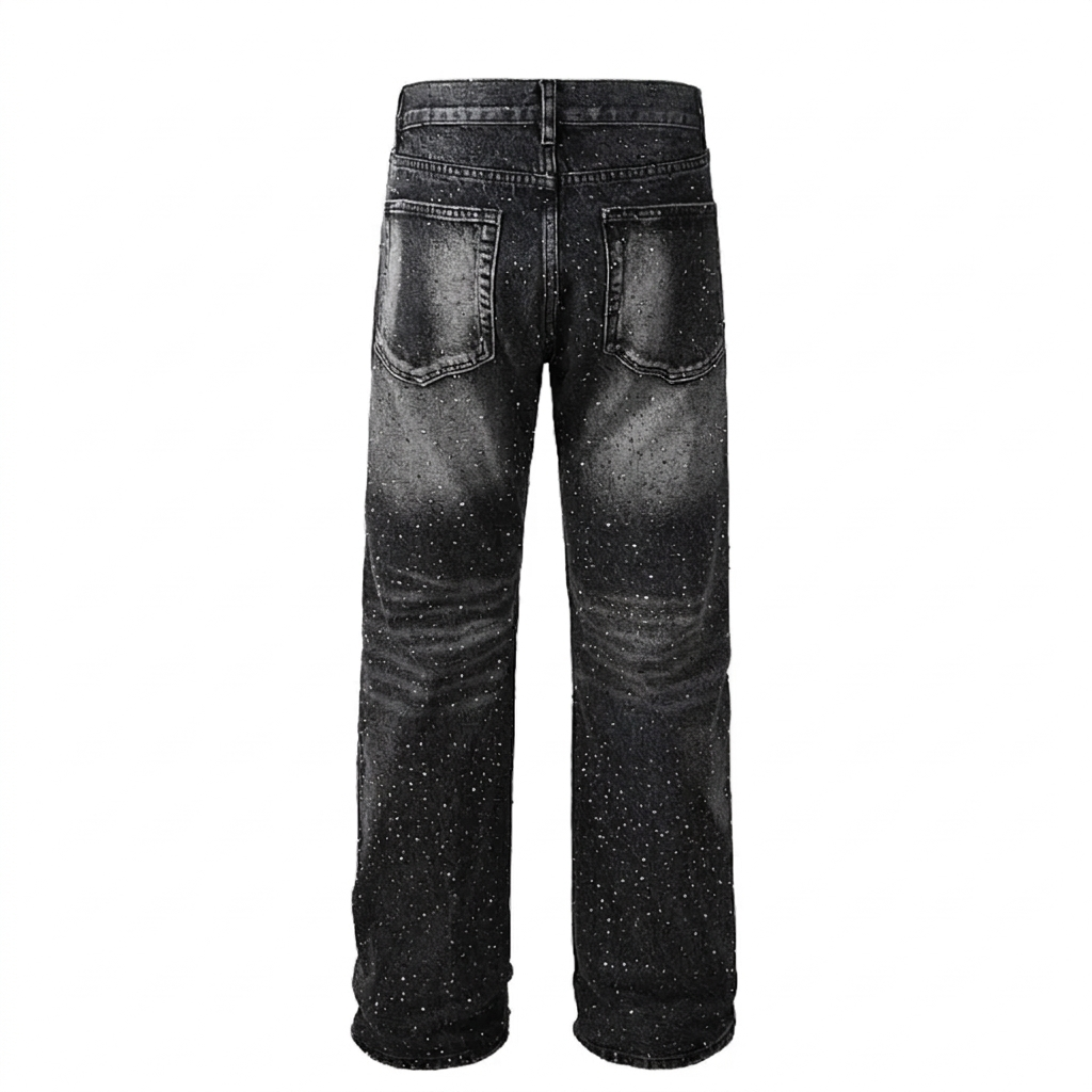 Noir Crystal Denim
