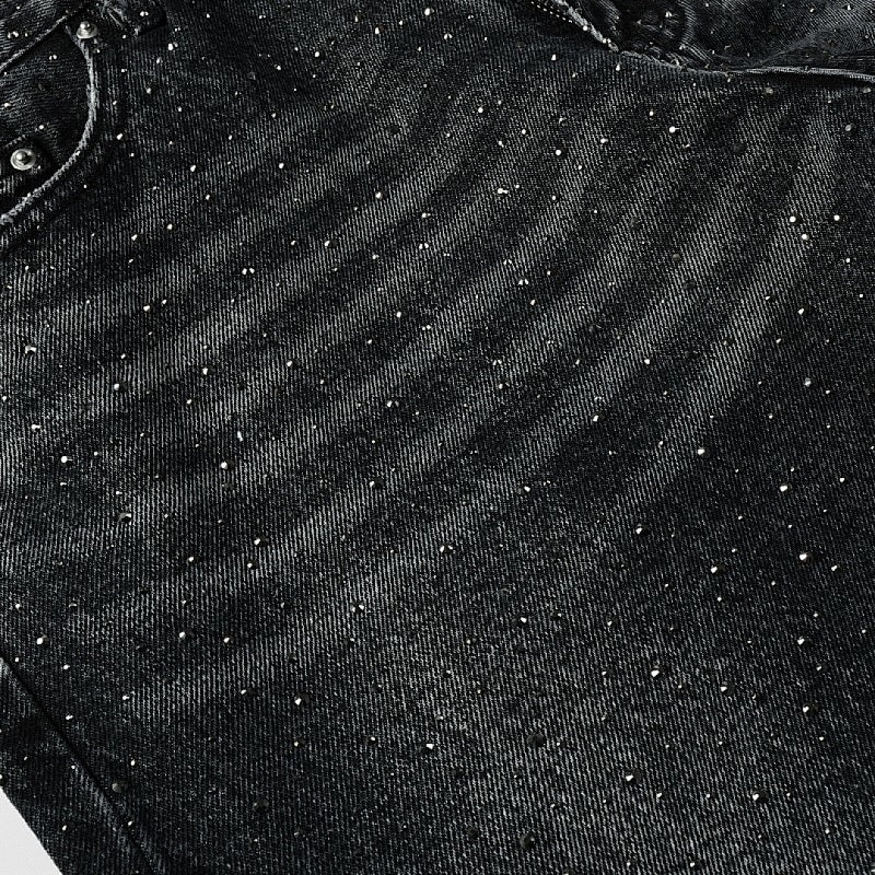Noir Crystal Denim