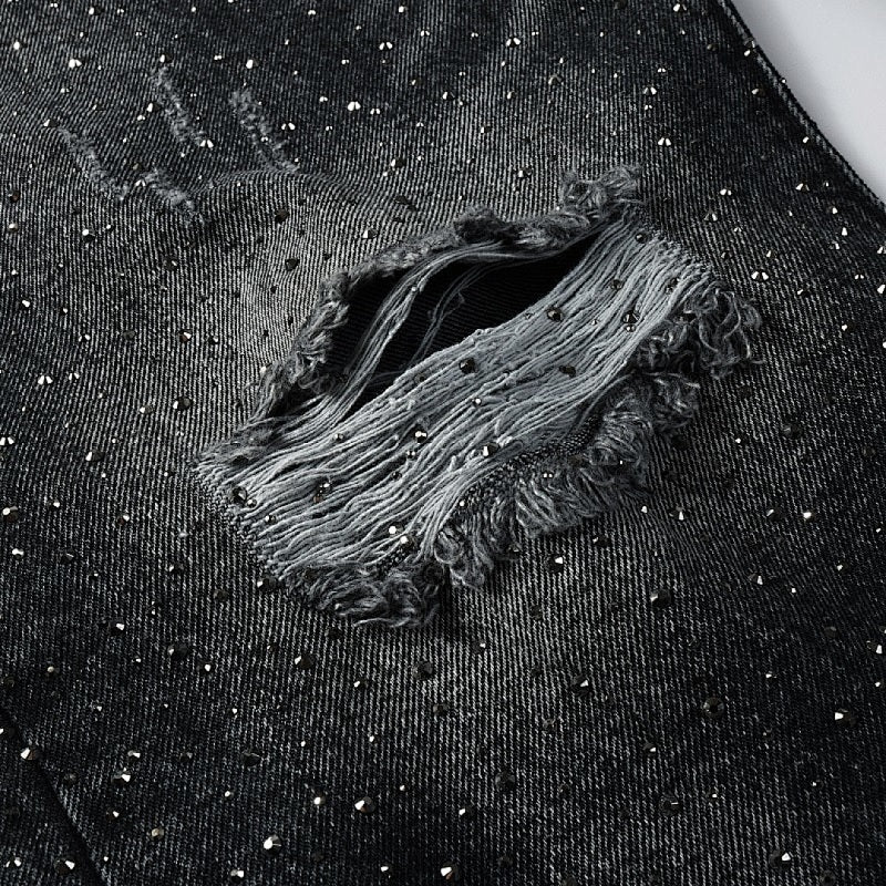 Noir Crystal Denim